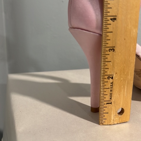 Betsey Johnson Broadway Pink Rhinestone Sandal Heels - Picture 10 of 14